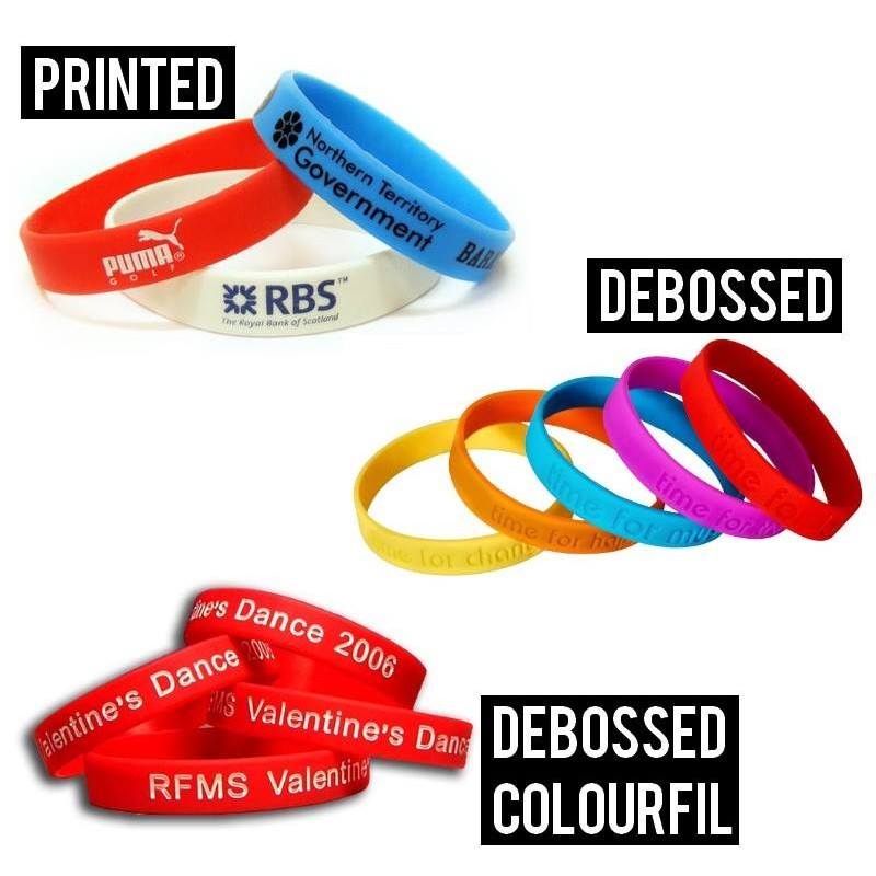 Printed Silicone Wristbands