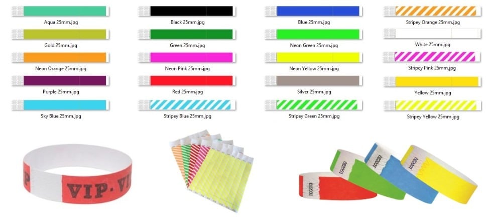 Plain Wristbands