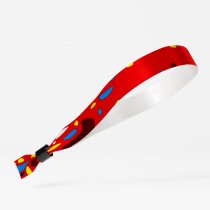 Printed Fabric Wristbands - Standard