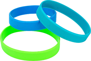 Plain Silicone Wristbands