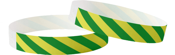 Plain Stripey Green and Yellow